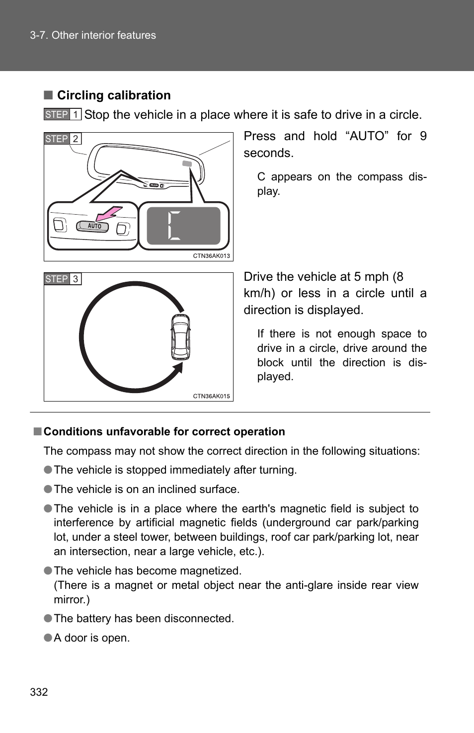 TOYOTA 2011 Corolla User Manual | Page 333 / 524