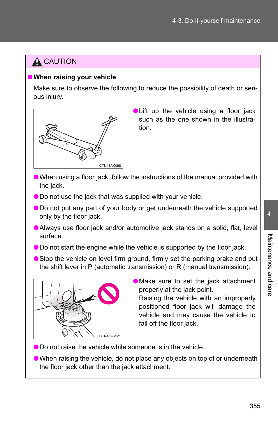 TOYOTA 2011 Corolla User Manual | Page 356 / 524