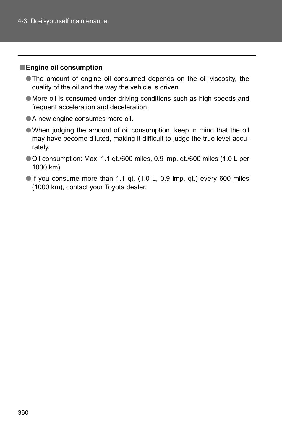 TOYOTA 2011 Corolla User Manual | Page 361 / 524