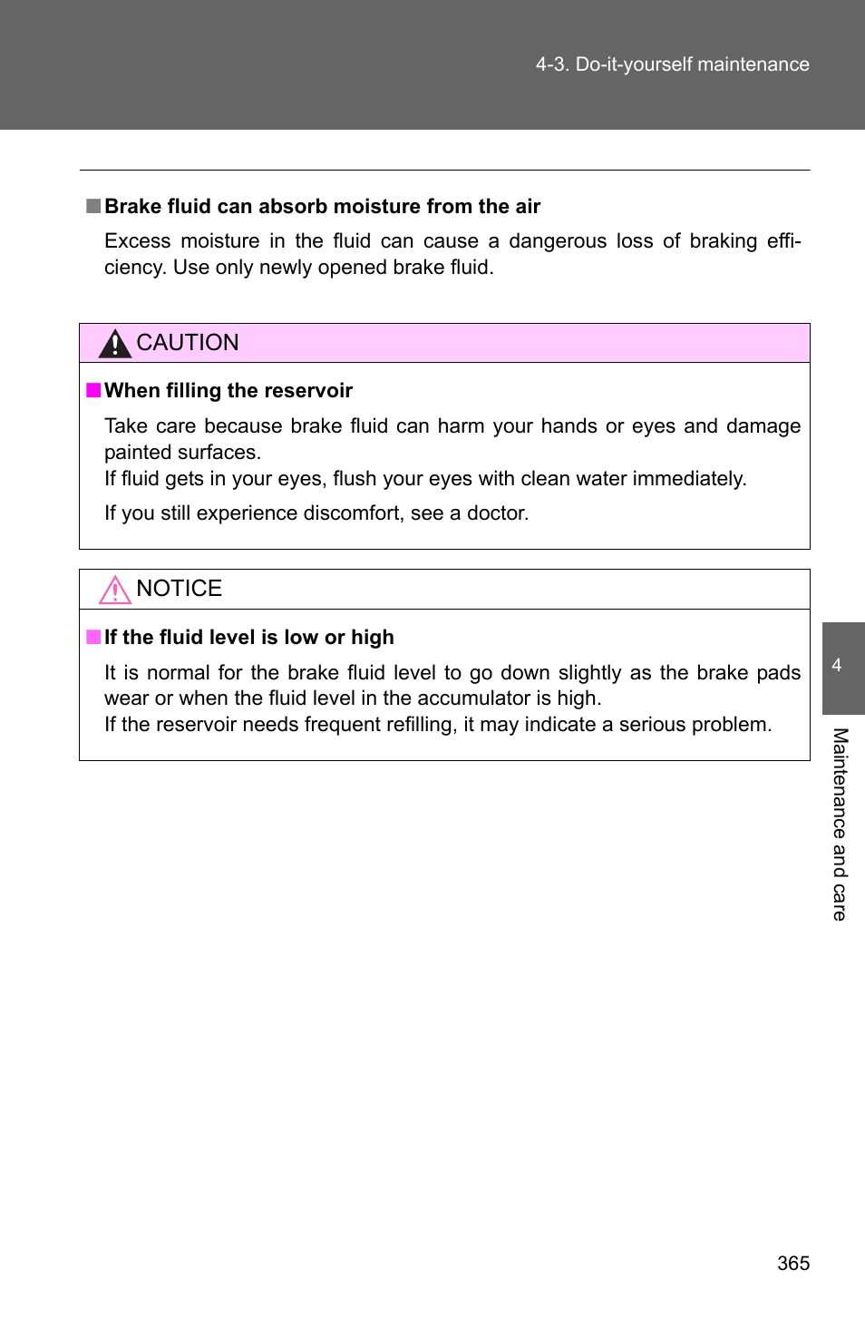 TOYOTA 2011 Corolla User Manual | Page 366 / 524