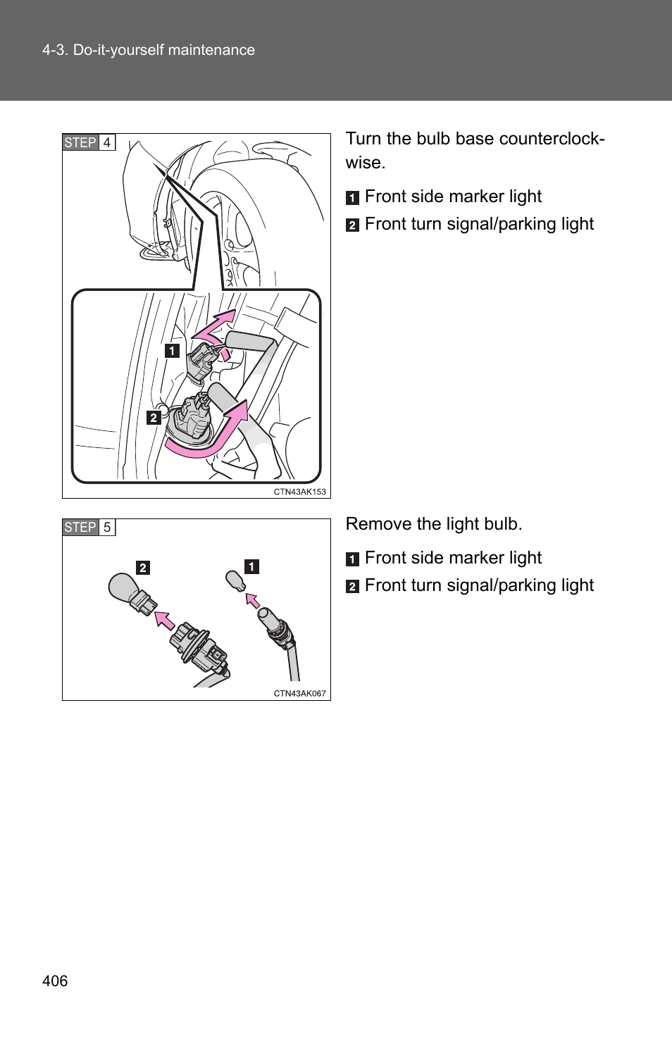 TOYOTA 2011 Corolla User Manual | Page 407 / 524