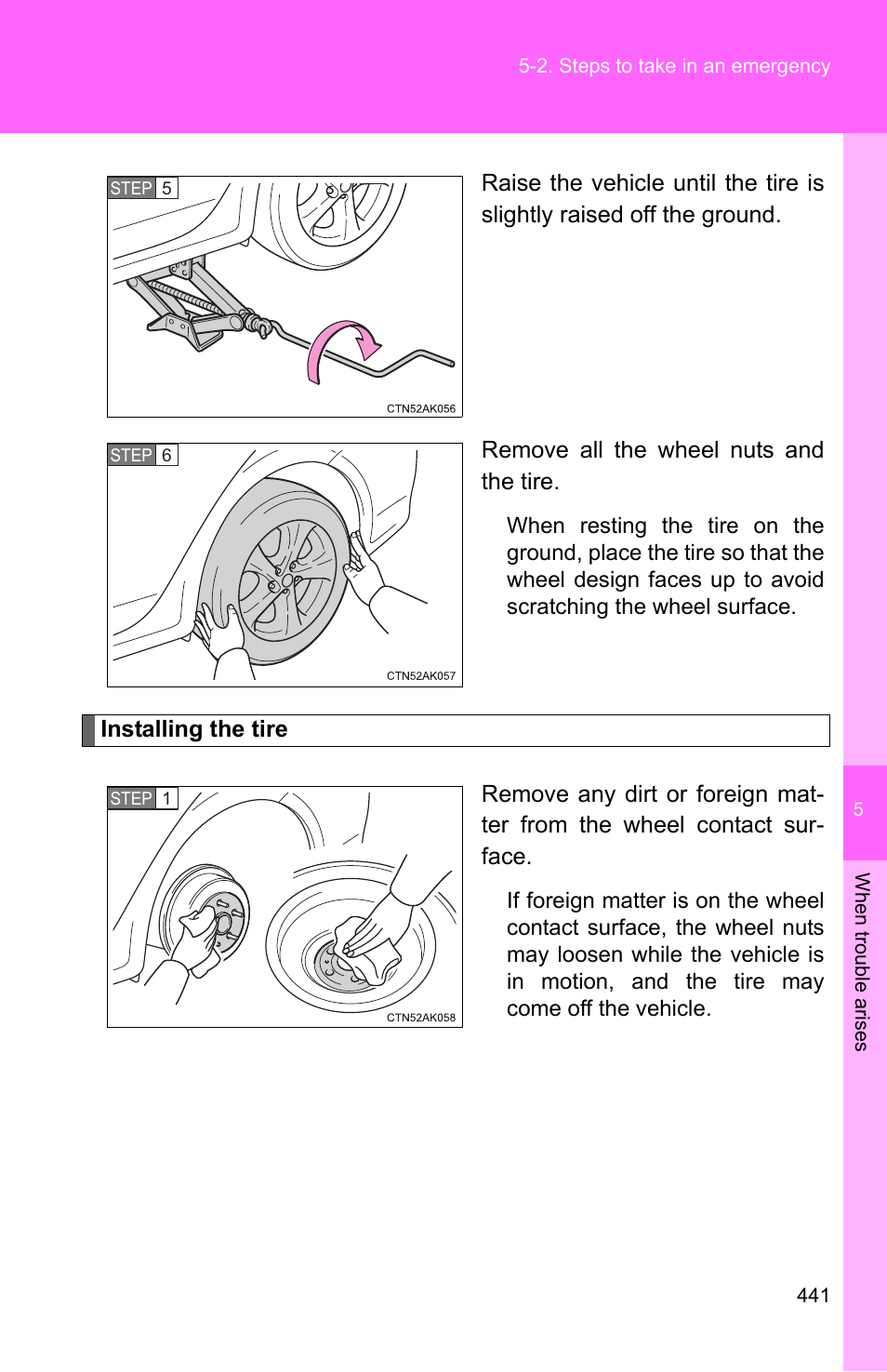 TOYOTA 2011 Corolla User Manual | Page 441 / 524