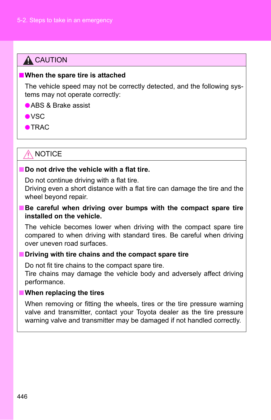 TOYOTA 2011 Corolla User Manual | Page 446 / 524