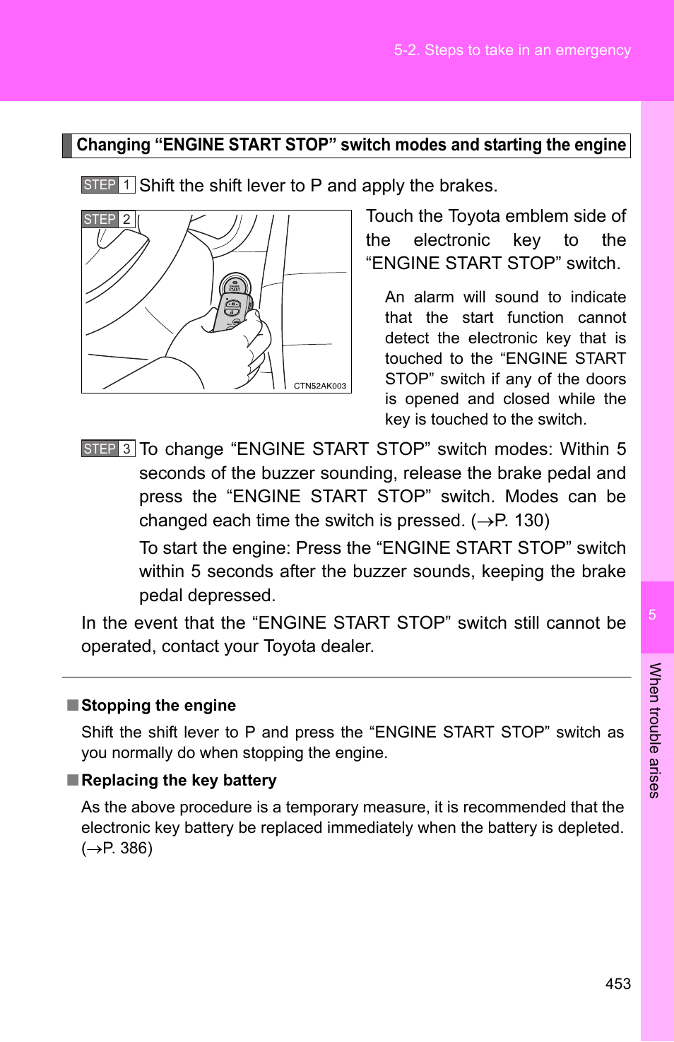 TOYOTA 2011 Corolla User Manual | Page 453 / 524