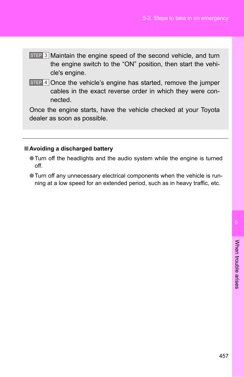 TOYOTA 2011 Corolla User Manual | Page 457 / 524