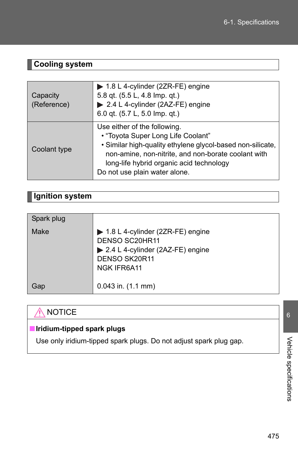 TOYOTA 2011 Corolla User Manual | Page 474 / 524