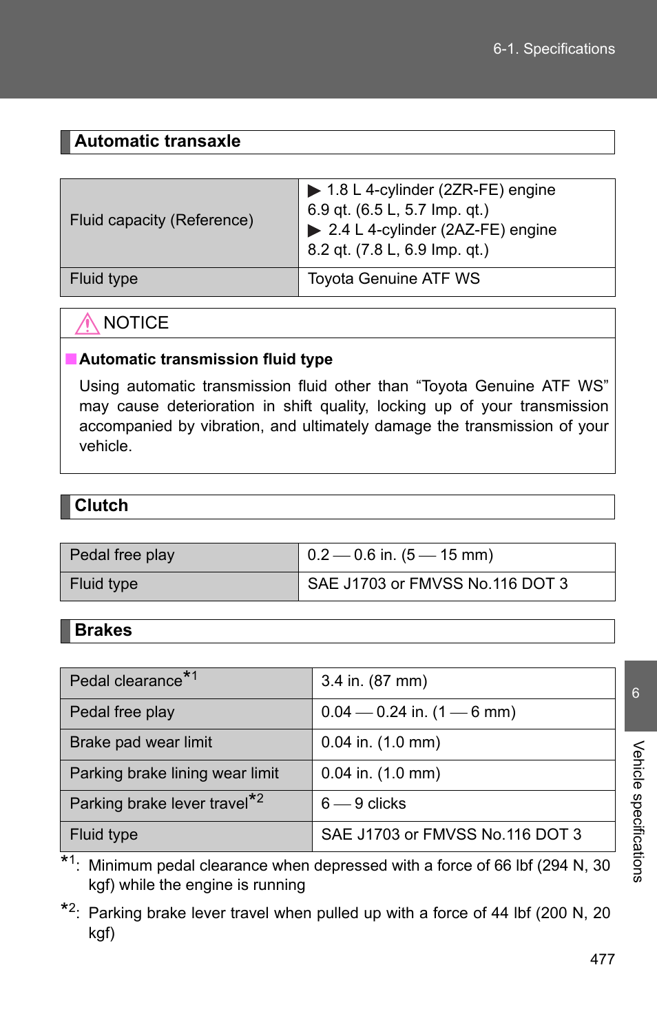 TOYOTA 2011 Corolla User Manual | Page 476 / 524