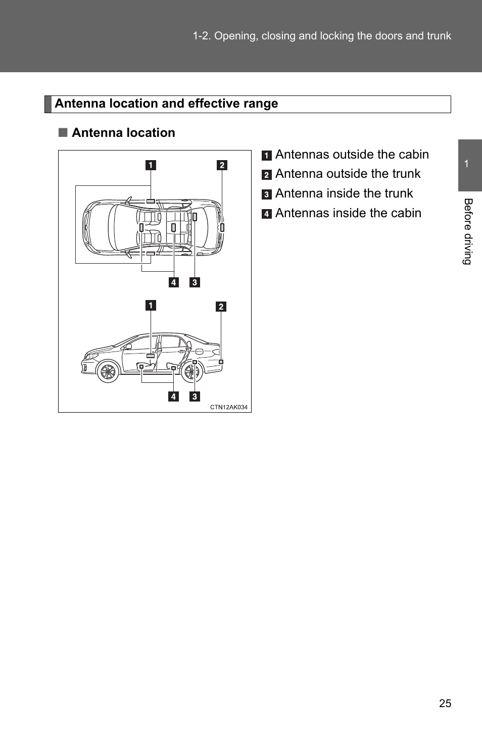 TOYOTA 2011 Corolla User Manual | Page 49 / 524