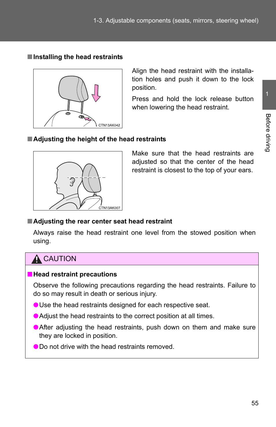 TOYOTA 2011 Corolla User Manual | Page 79 / 524