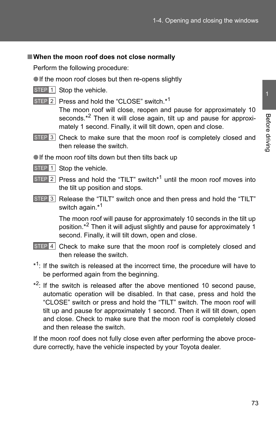 TOYOTA 2011 Corolla User Manual | Page 97 / 524