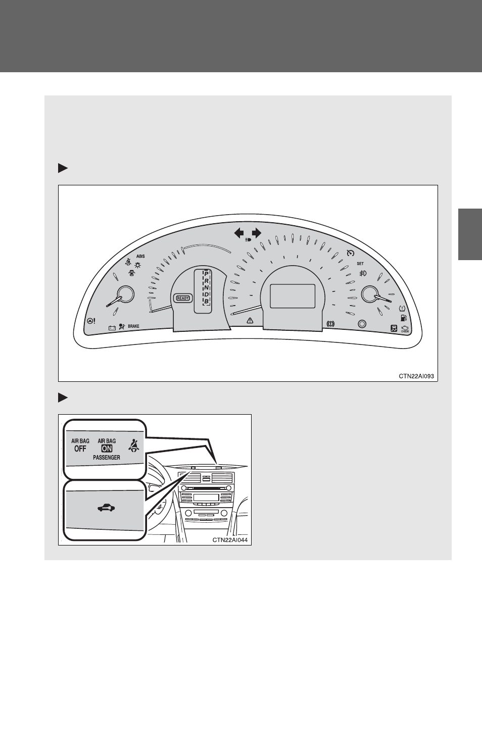 Indicators and warning lights | TOYOTA 2011 Camry HV User Manual | Page 166 / 519