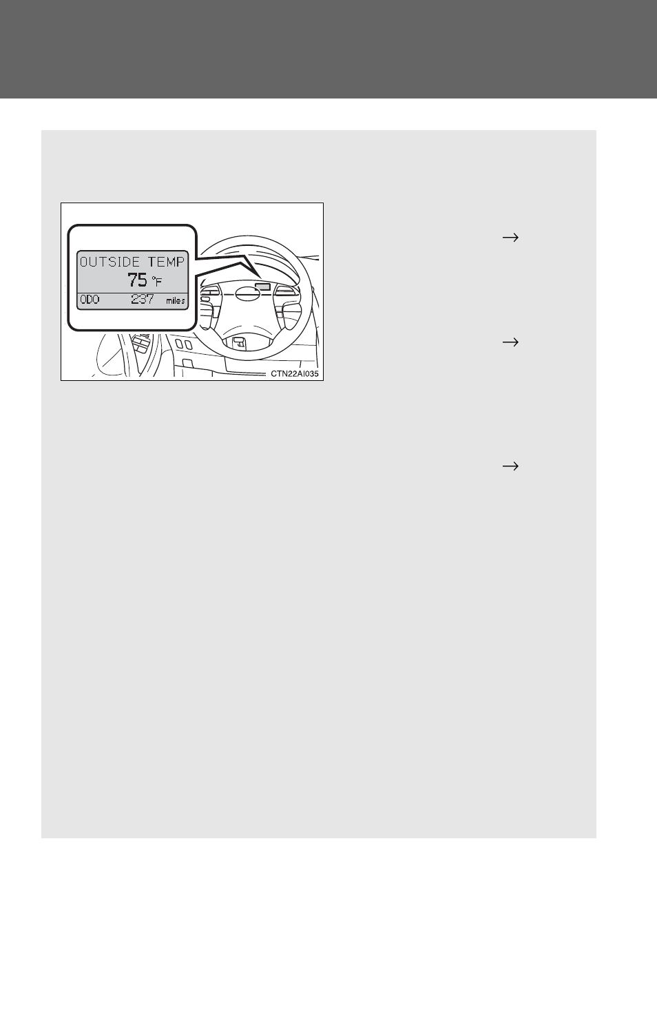 Multi-information display | TOYOTA 2011 Camry HV User Manual | Page 169 / 519