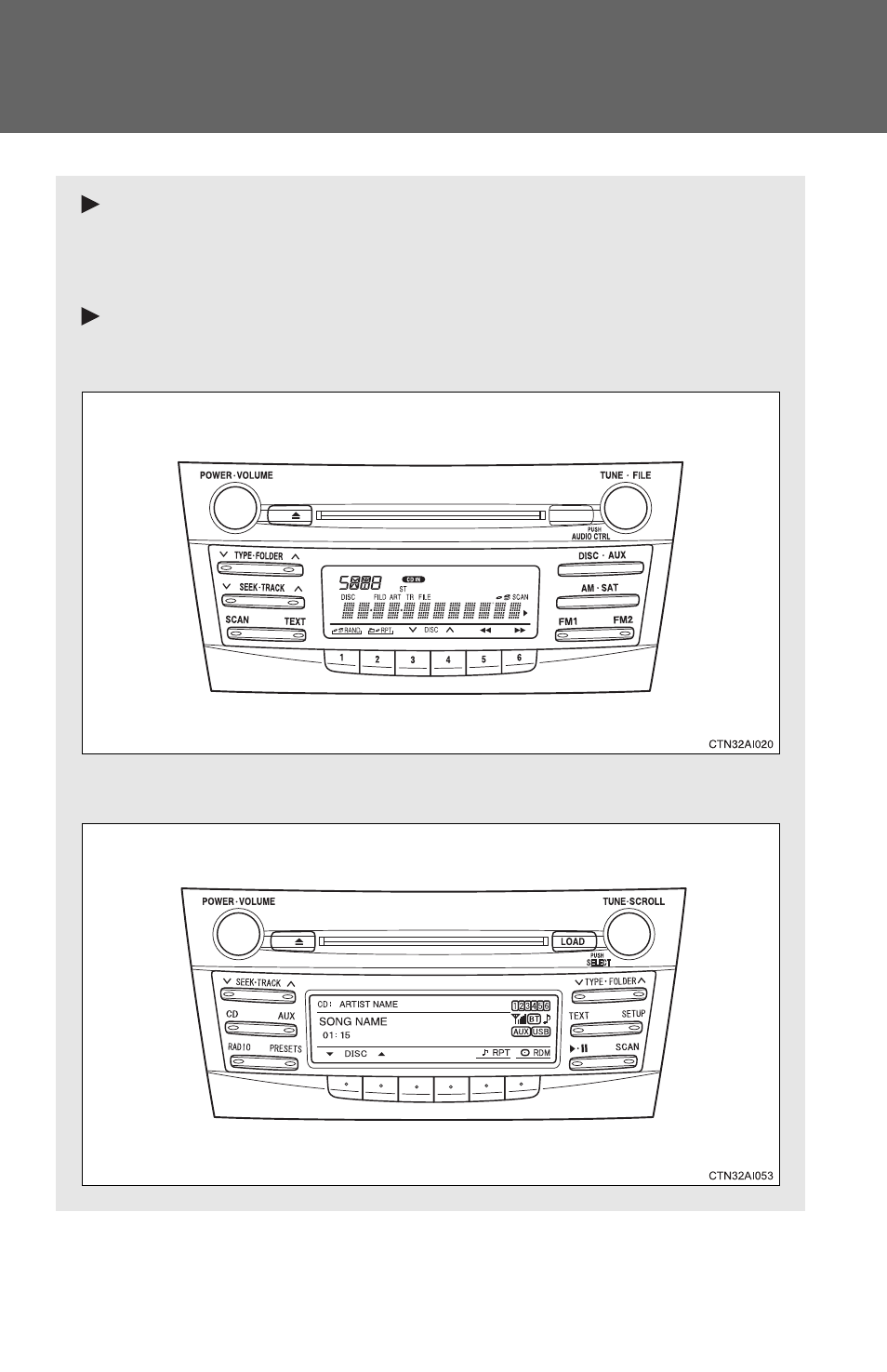 2. using the audio system, Audio system types | TOYOTA 2011 Camry HV User Manual | Page 209 / 519