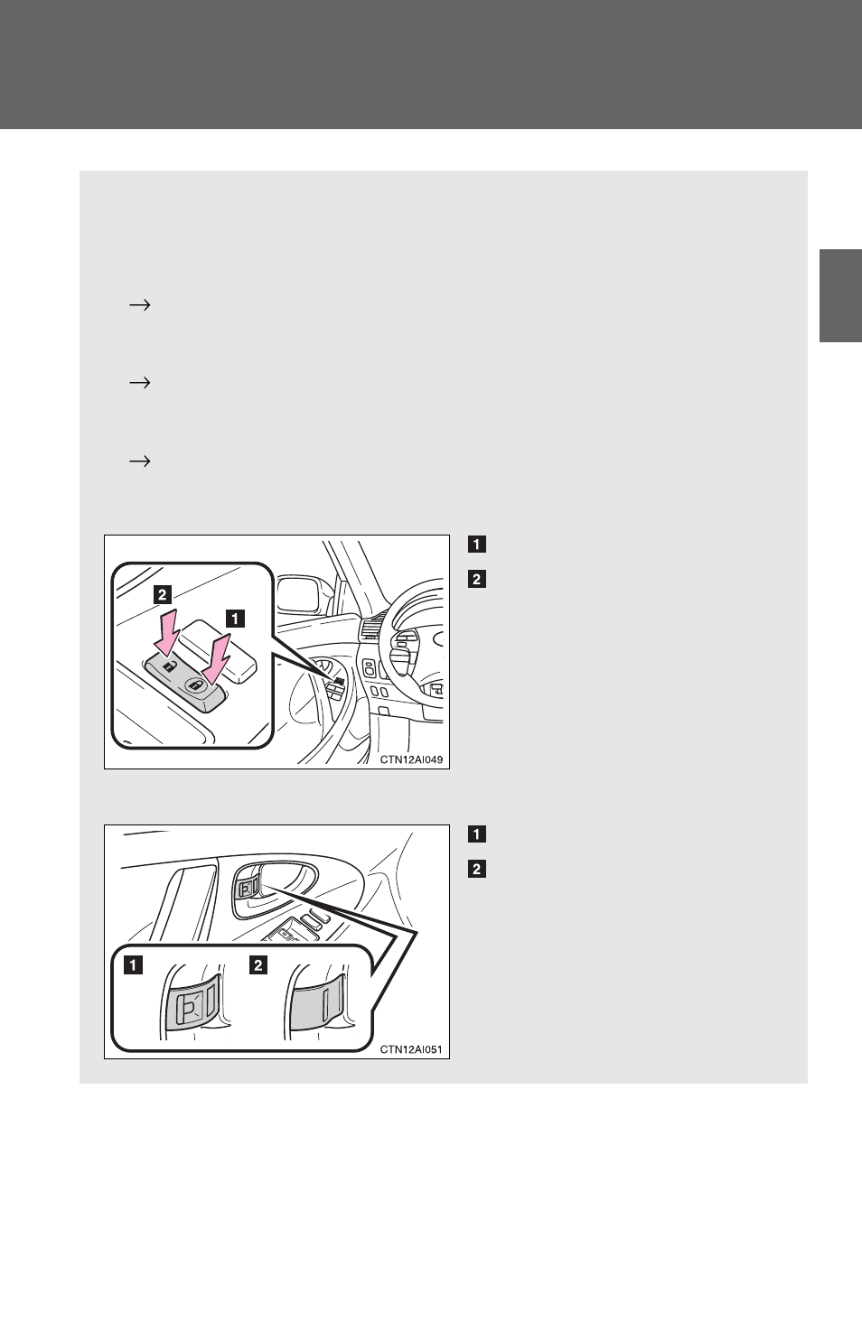 Doors | TOYOTA 2011 Camry HV User Manual | Page 71 / 519