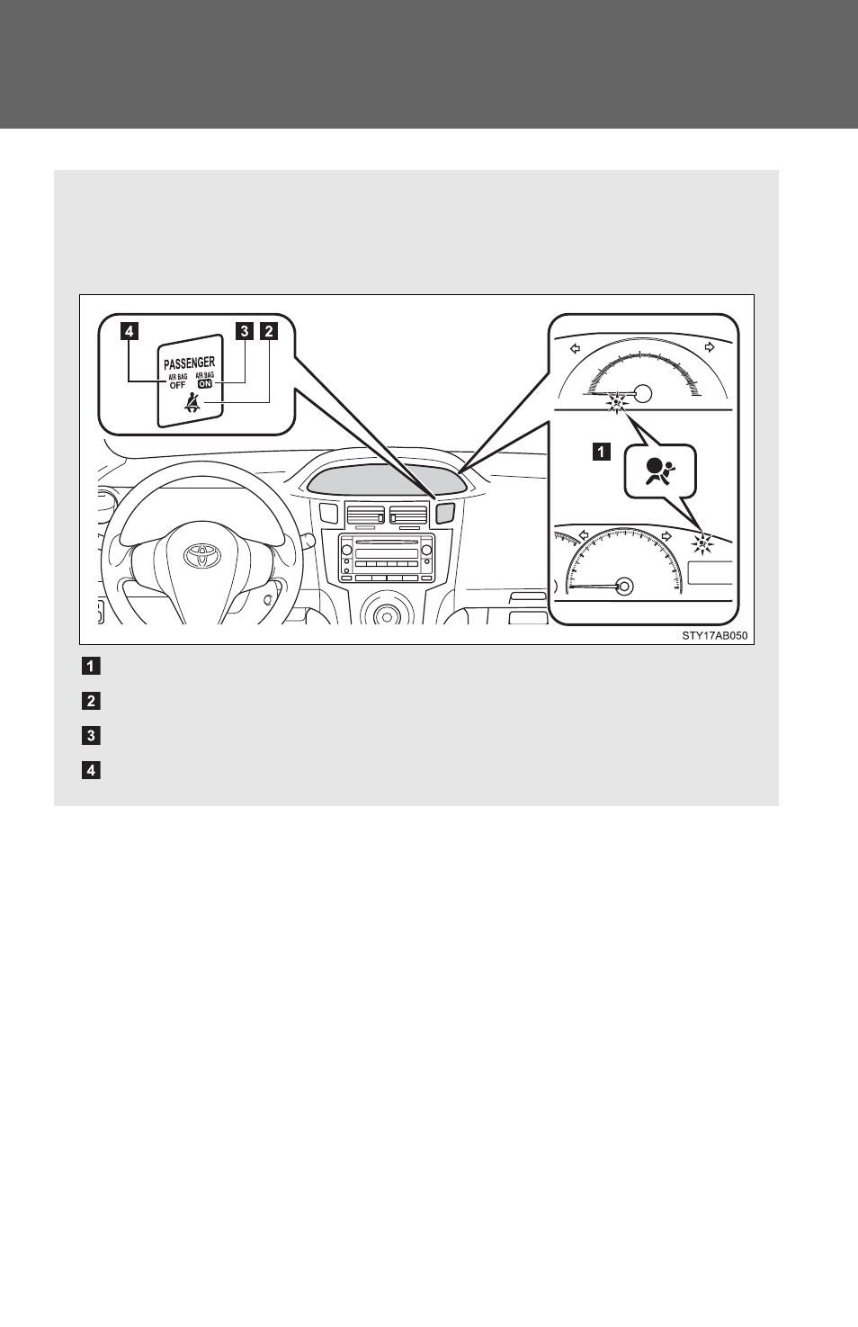 Front passenger occupant classification system | TOYOTA 2011 Yaris Hatchback User Manual | Page 112 / 428