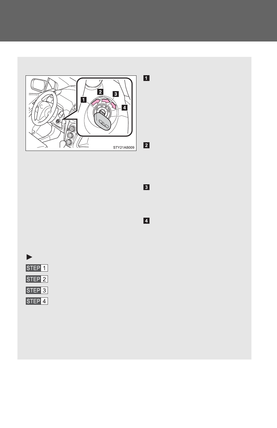 Engine (ignition) switch | TOYOTA 2011 Yaris Hatchback User Manual | Page 143 / 428