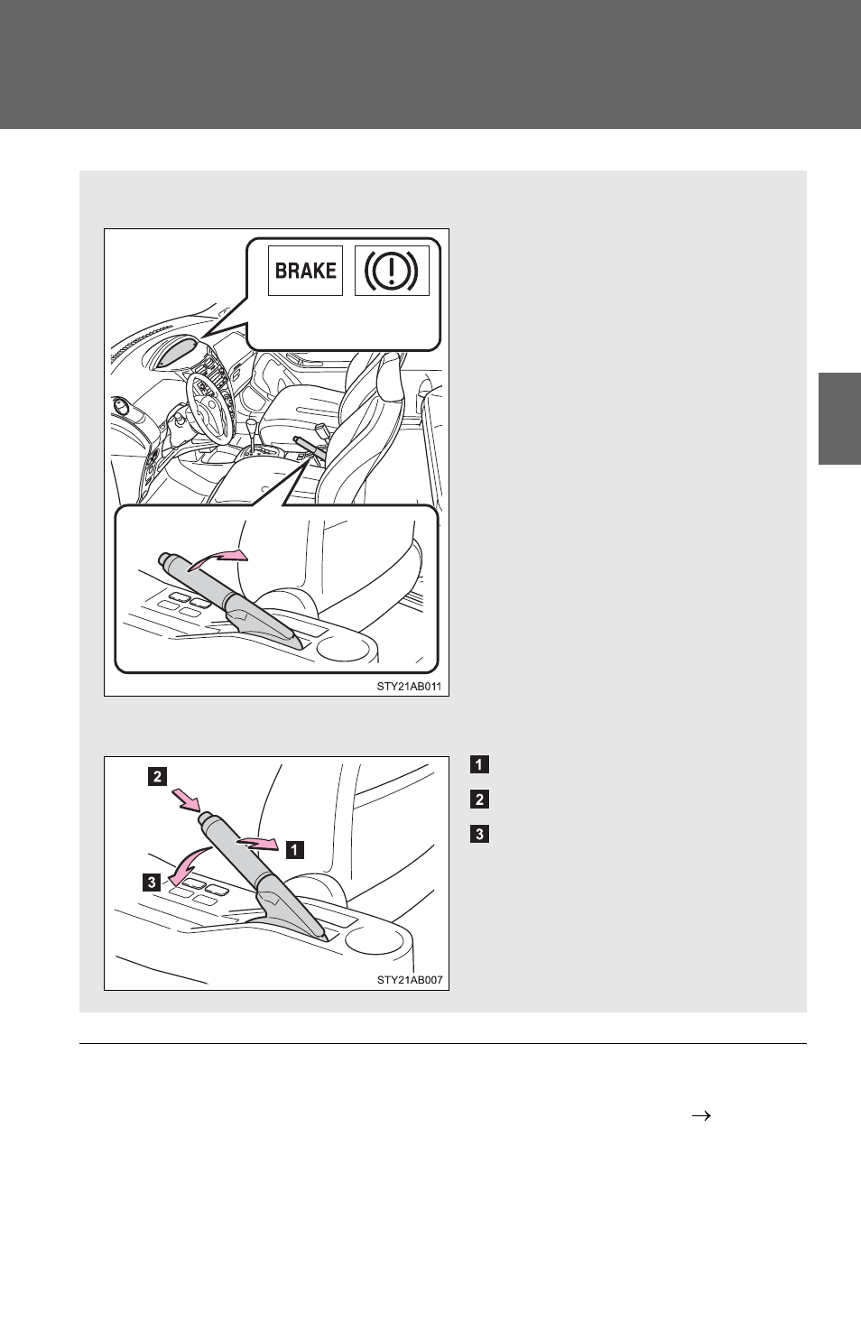 Parking brake | TOYOTA 2011 Yaris Hatchback User Manual | Page 150 / 428