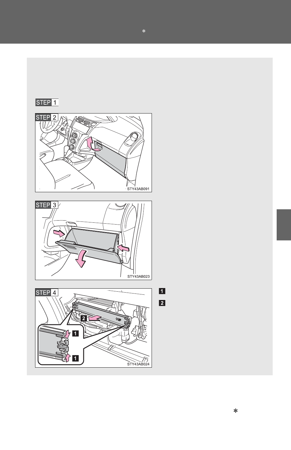 Air conditioning filter | TOYOTA 2011 Yaris Hatchback User Manual | Page 294 / 428