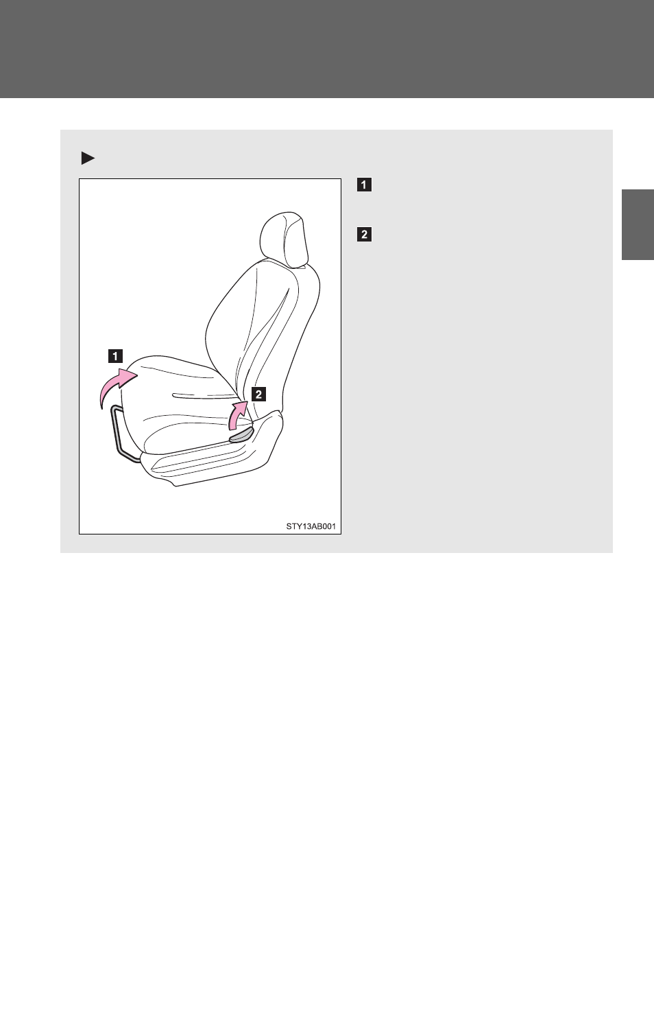 Sec_1-3, Front seats | TOYOTA 2011 Yaris Hatchback User Manual | Page 53 / 428
