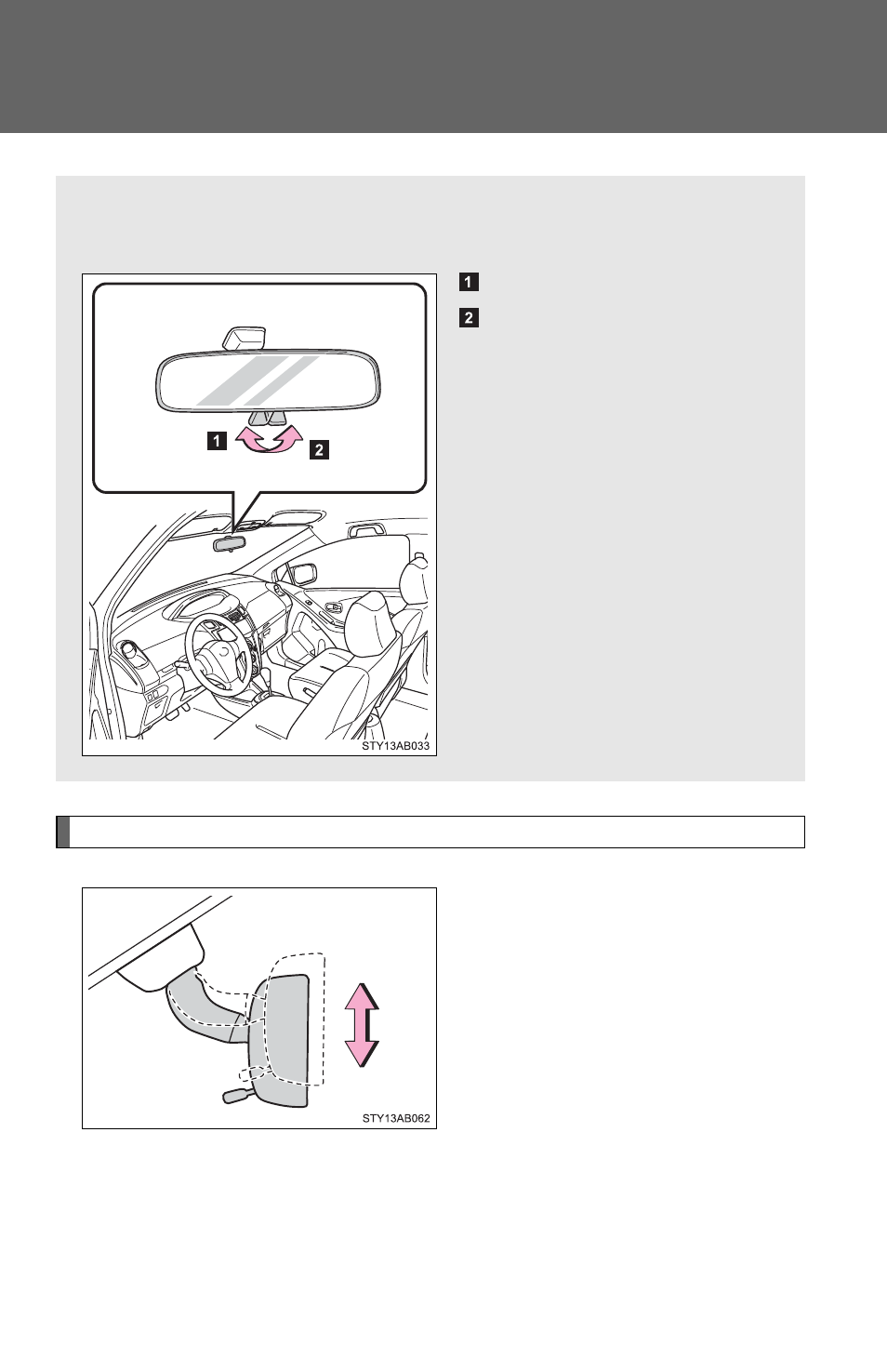 Anti-glare inside rear view mirror | TOYOTA 2011 Yaris Hatchback User Manual | Page 80 / 428