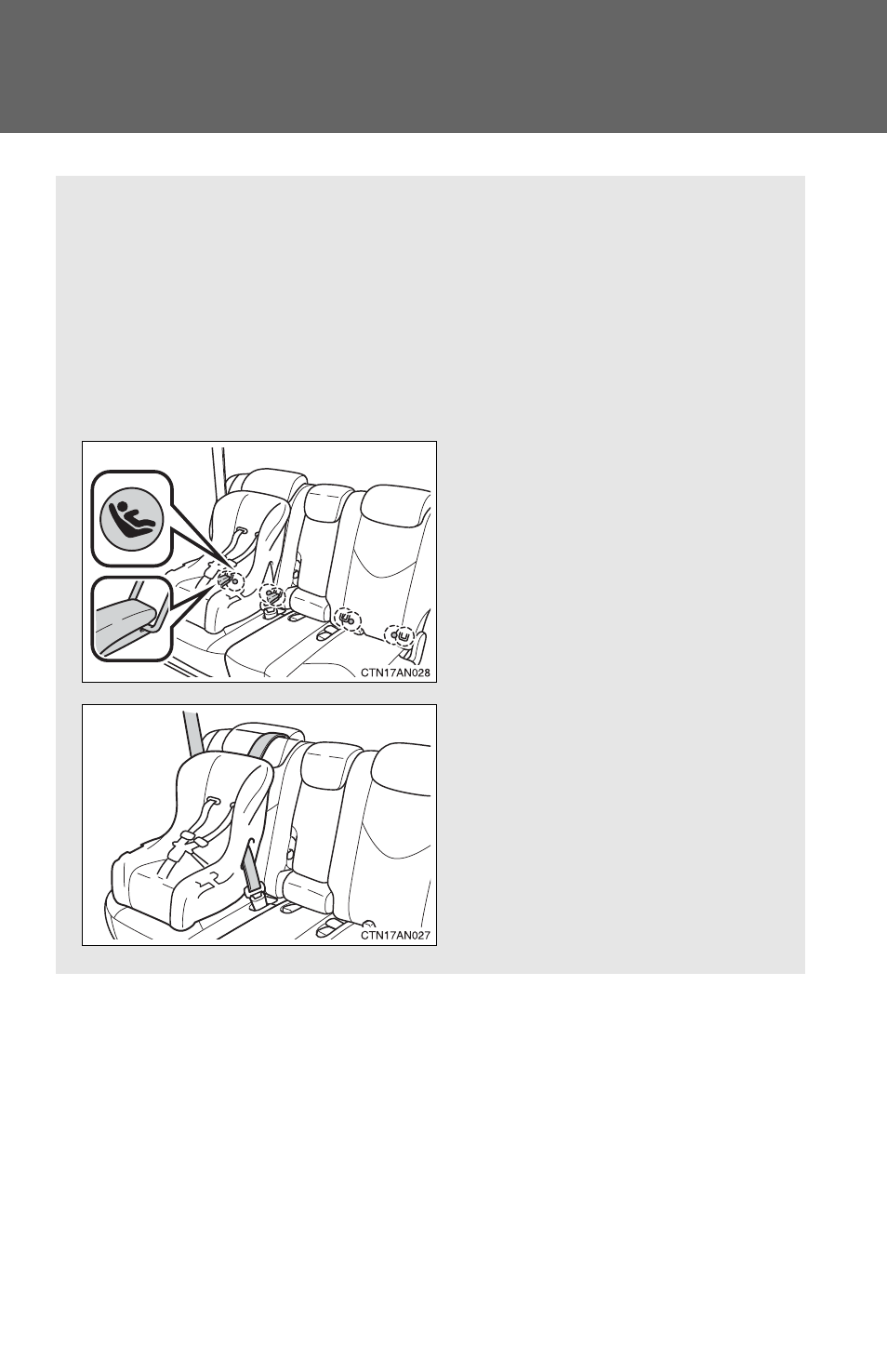 Installing child restraints | TOYOTA 2011 Rav4 User Manual | Page 147 / 554