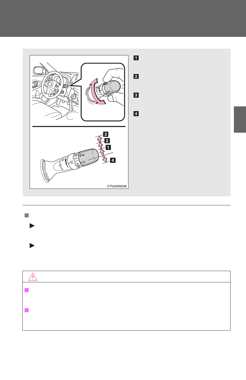 Rear window wiper and washer | TOYOTA 2011 Rav4 User Manual | Page 197 / 554