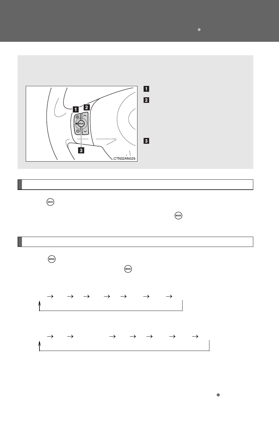 Using the steering wheel audio switches | TOYOTA 2011 Rav4 User Manual | Page 295 / 554