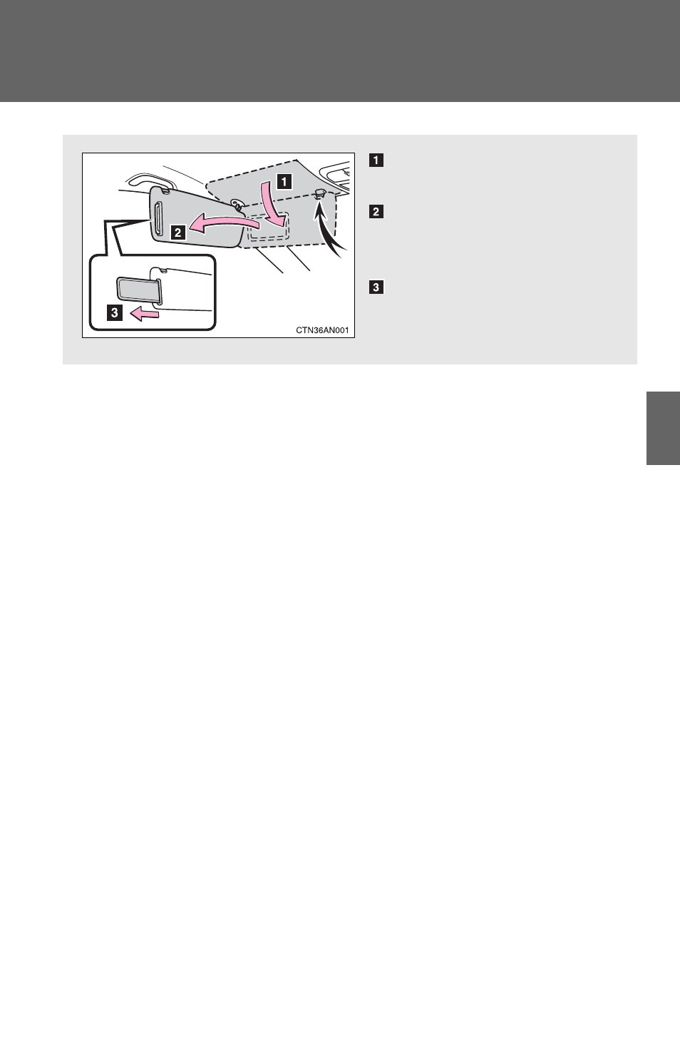 Sec_03_06, Sun visors | TOYOTA 2011 Rav4 User Manual | Page 344 / 554