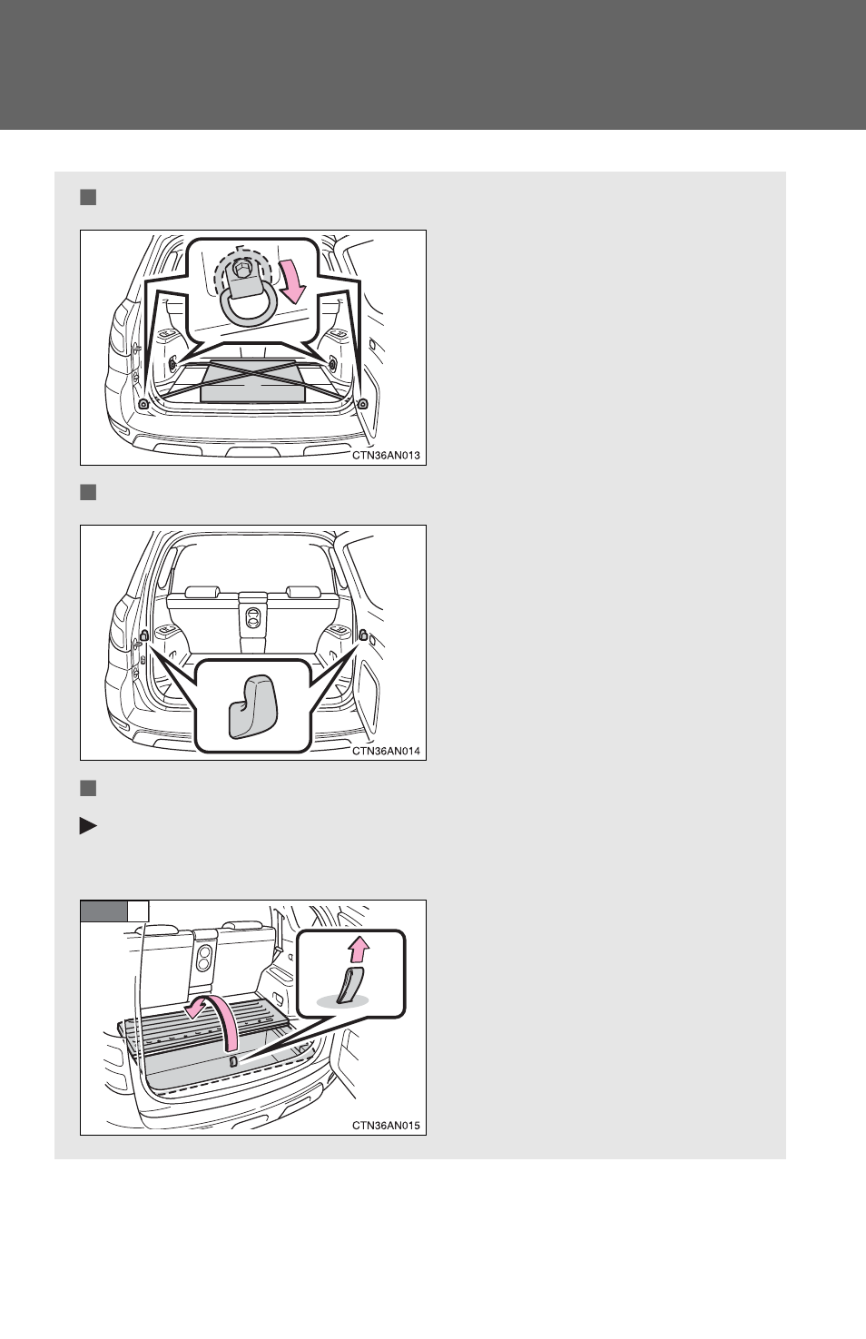 Luggage compartment features | TOYOTA 2011 Rav4 User Manual | Page 357 / 554