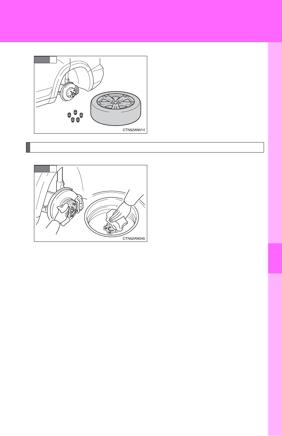 Remove all the wheel nuts and the tire | TOYOTA 2011 Rav4 User Manual | Page 470 / 554