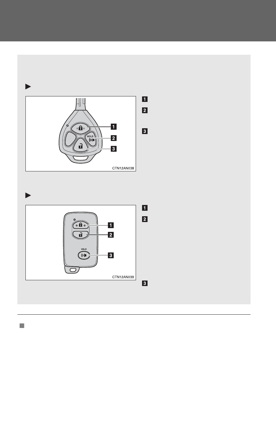 Wireless remote control | TOYOTA 2011 Rav4 User Manual | Page 65 / 554