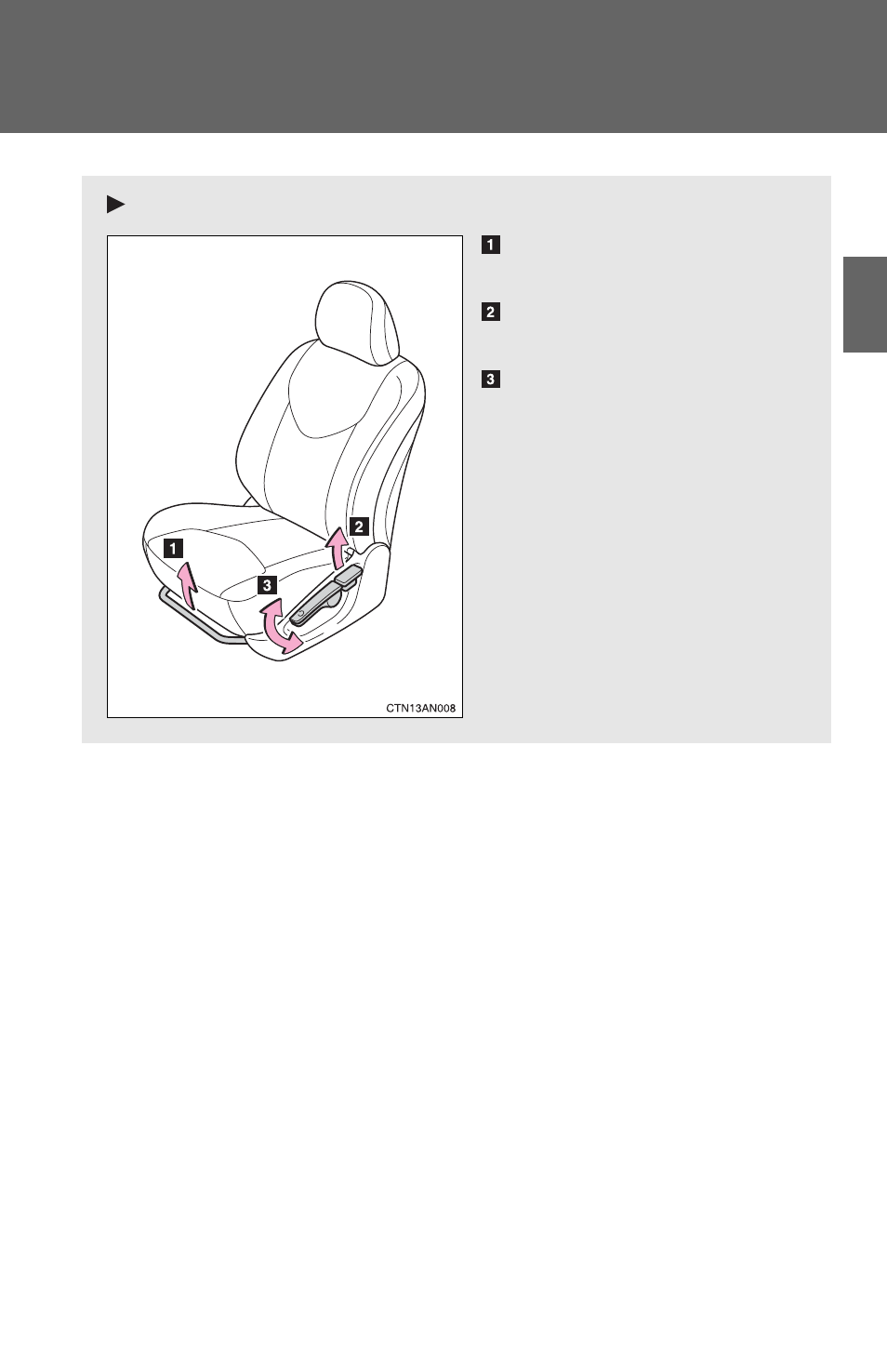 Sec_01-03, Front seats | TOYOTA 2011 Rav4 User Manual | Page 76 / 554