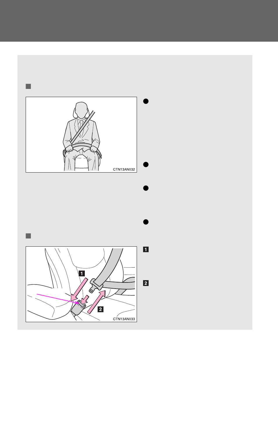 Seat belts | TOYOTA 2011 Rav4 User Manual | Page 95 / 554