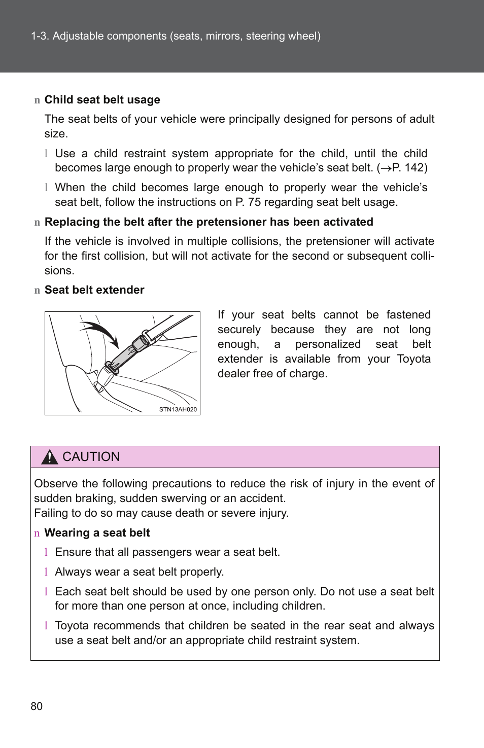 TOYOTA 2011 Tundra User Manual | Page 105 / 753