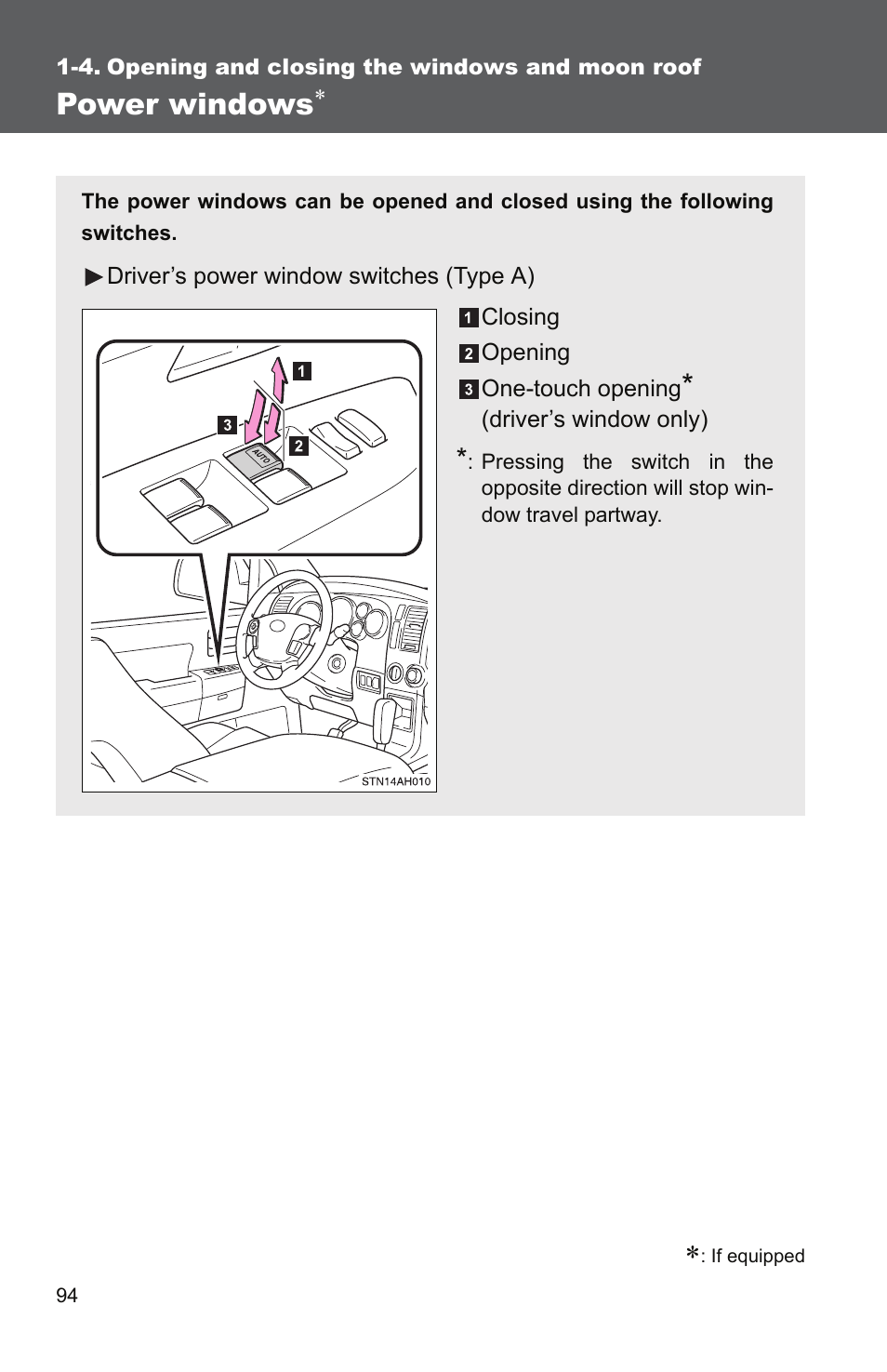 Sec_1-4, Power windows | TOYOTA 2011 Tundra User Manual | Page 119 / 753