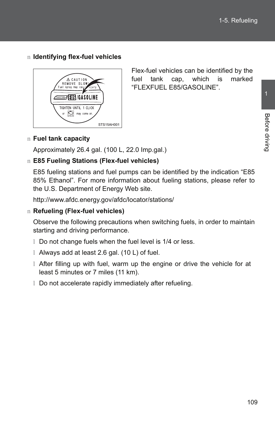 TOYOTA 2011 Tundra User Manual | Page 134 / 753