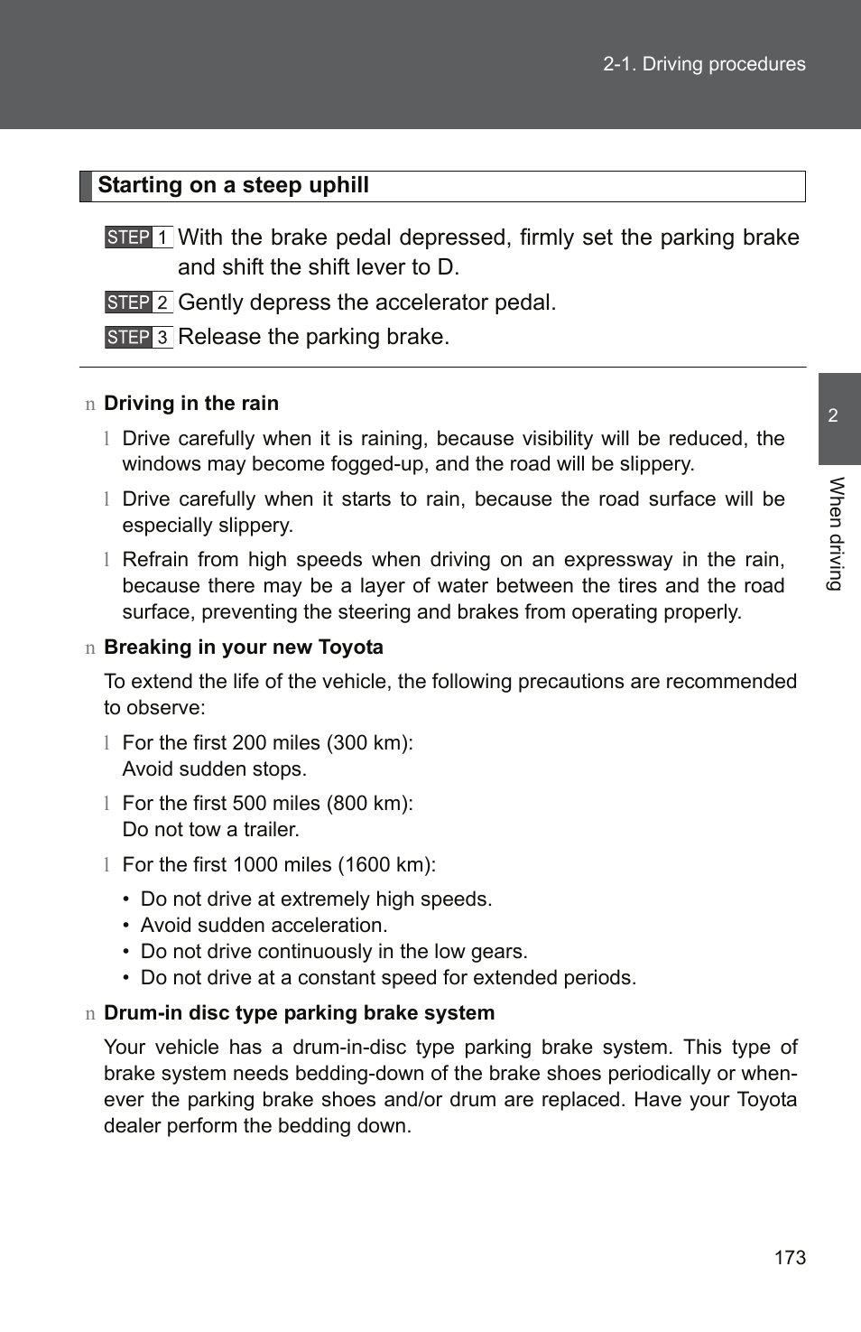 TOYOTA 2011 Tundra User Manual | Page 197 / 753