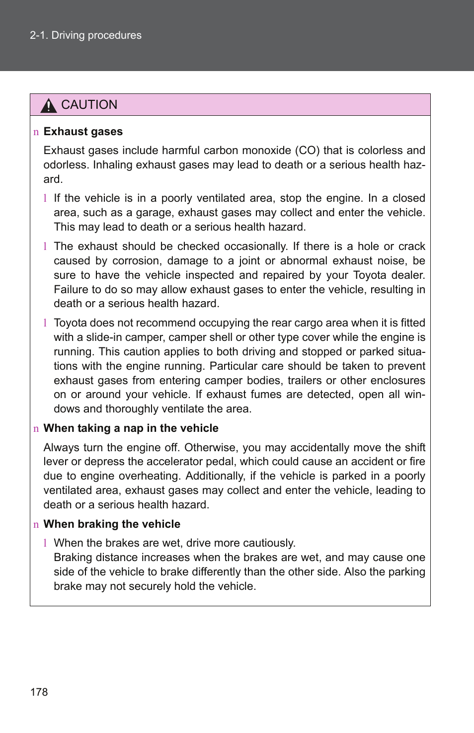 TOYOTA 2011 Tundra User Manual | Page 202 / 753