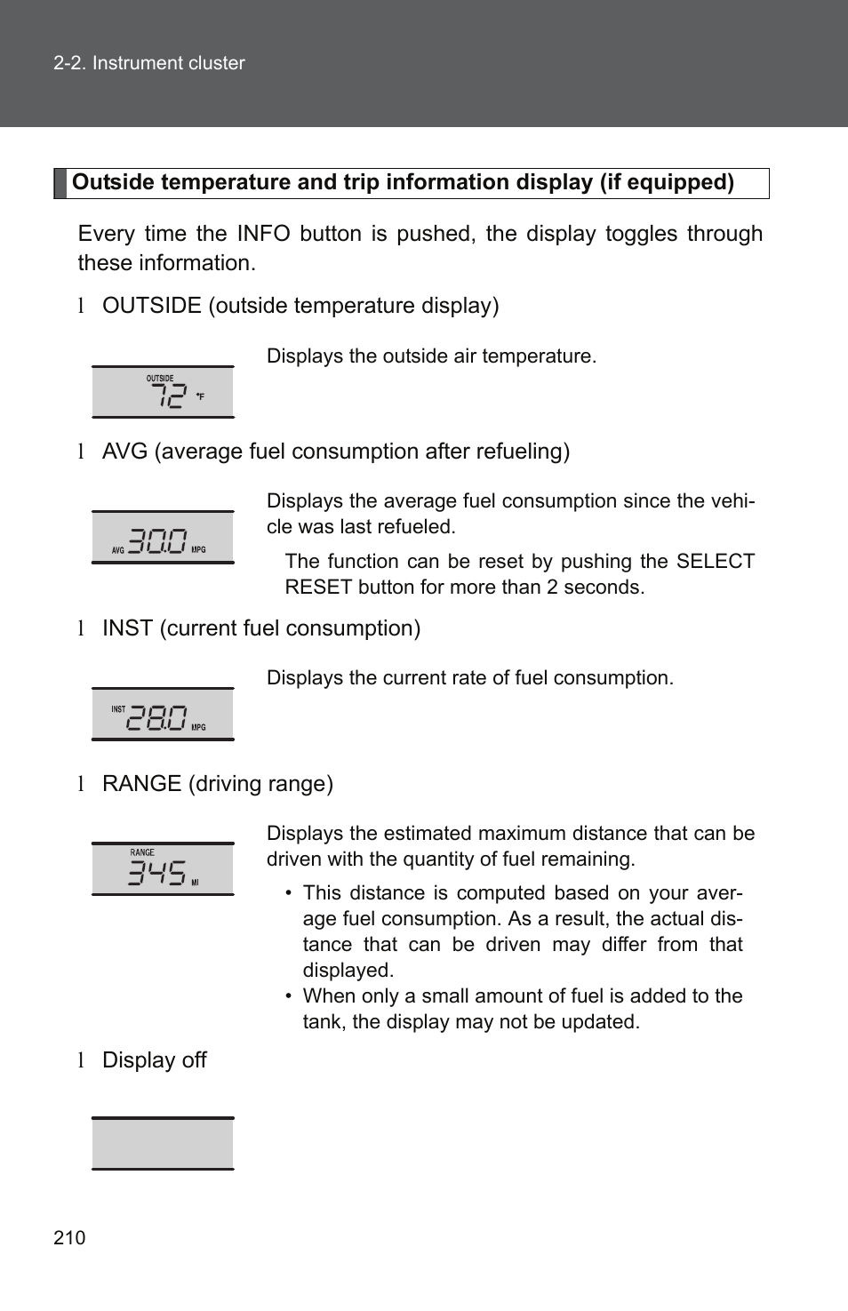 TOYOTA 2011 Tundra User Manual | Page 234 / 753