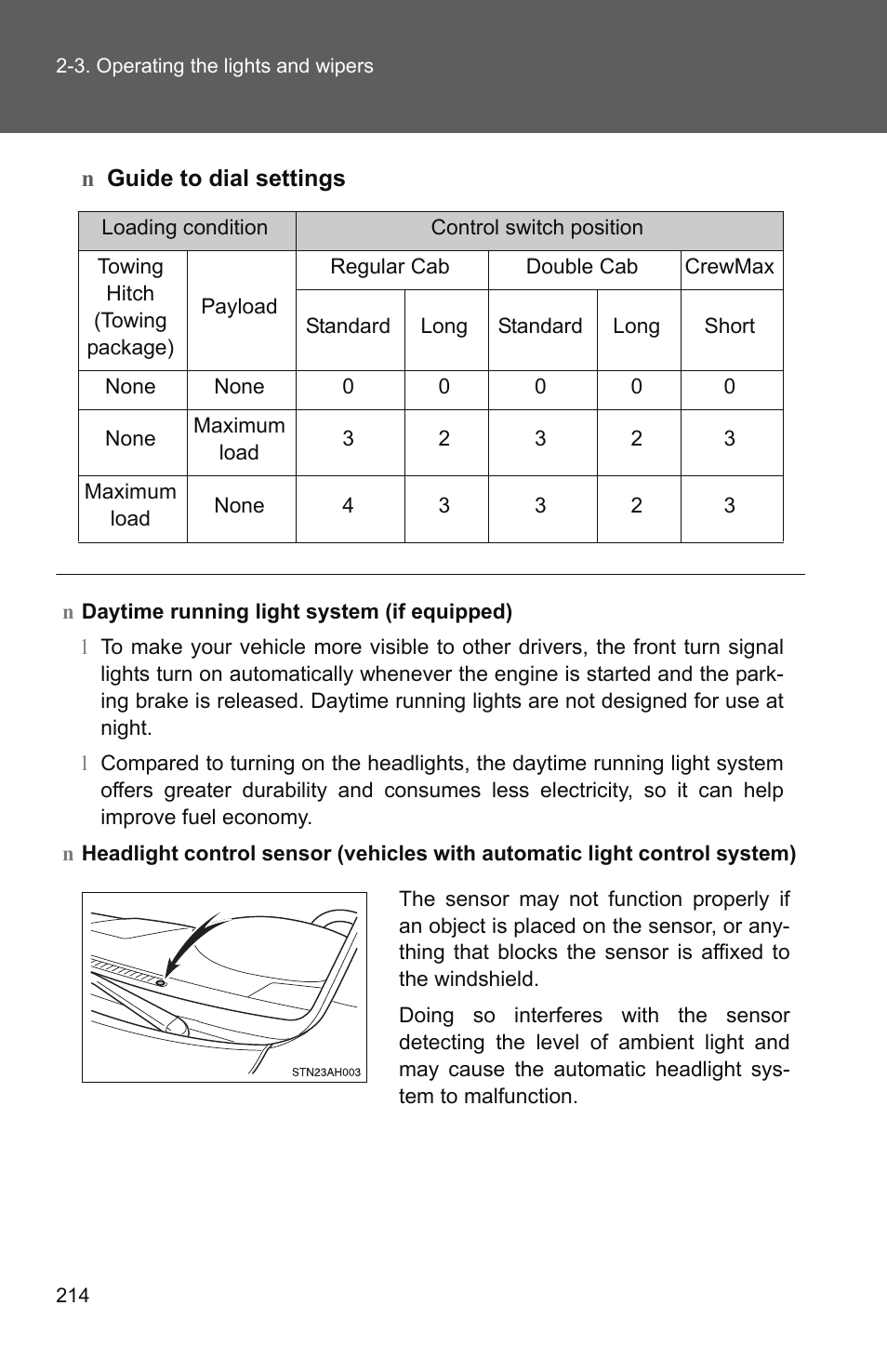 TOYOTA 2011 Tundra User Manual | Page 238 / 753