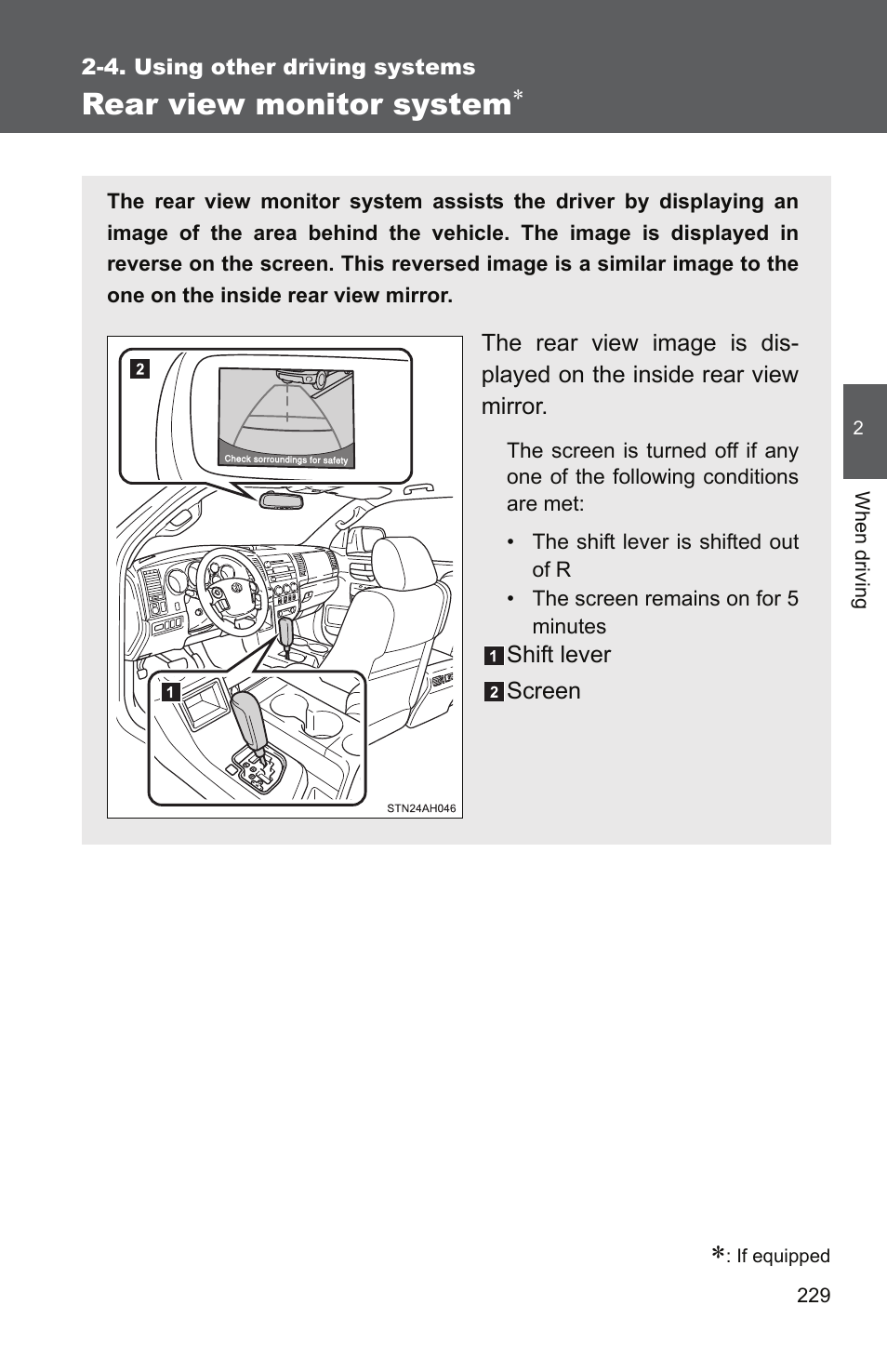 Rear view monitor system | TOYOTA 2011 Tundra User Manual | Page 253 / 753