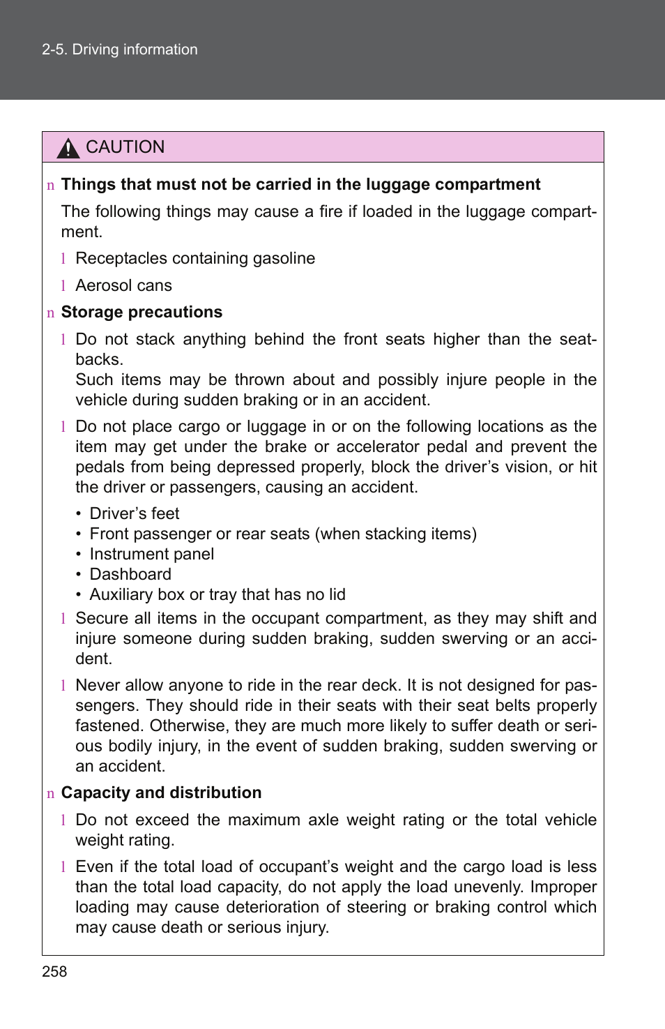 TOYOTA 2011 Tundra User Manual | Page 282 / 753