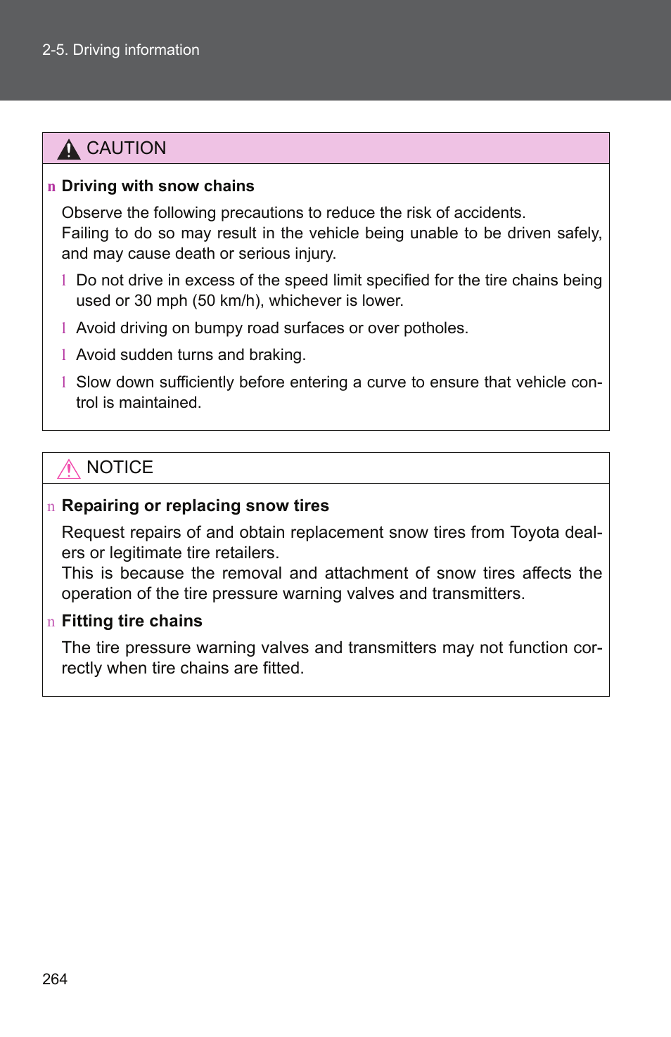 TOYOTA 2011 Tundra User Manual | Page 288 / 753