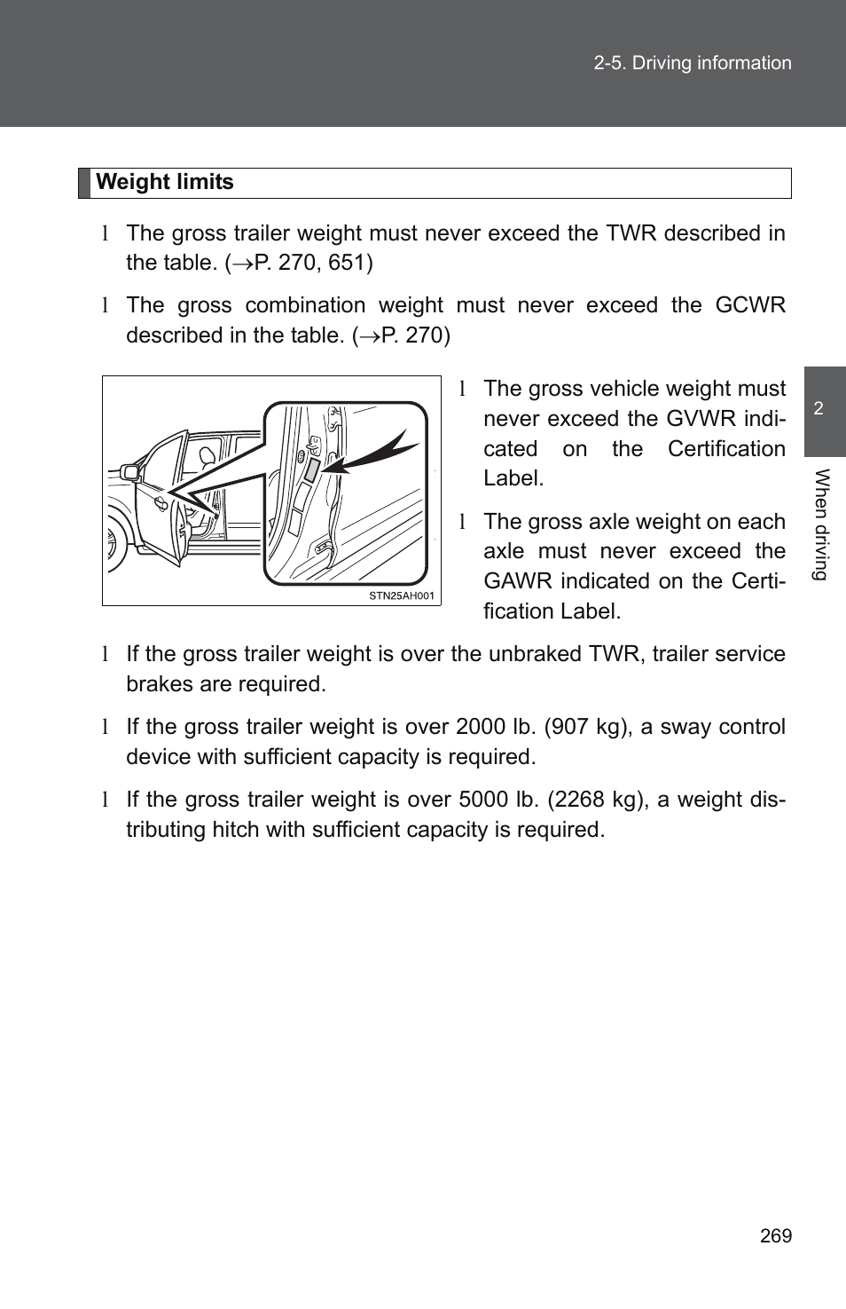 TOYOTA 2011 Tundra User Manual | Page 293 / 753