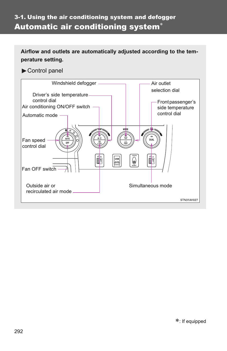 Sec_3-1, Automatic air conditioning system | TOYOTA 2011 Tundra User Manual | Page 314 / 753