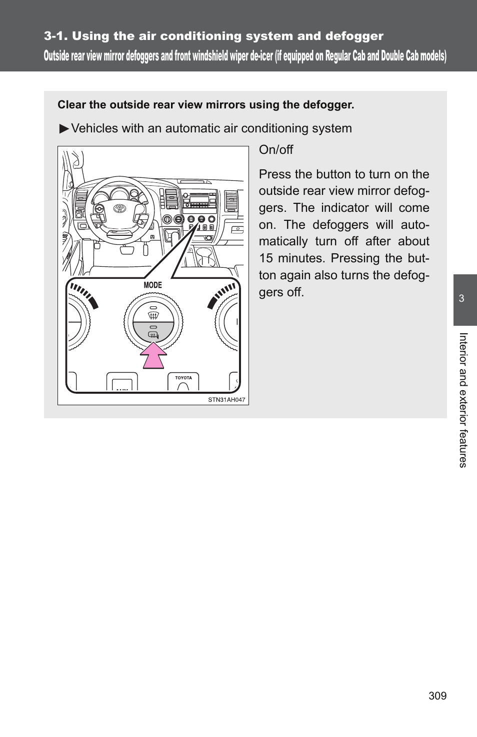 TOYOTA 2011 Tundra User Manual | Page 331 / 753