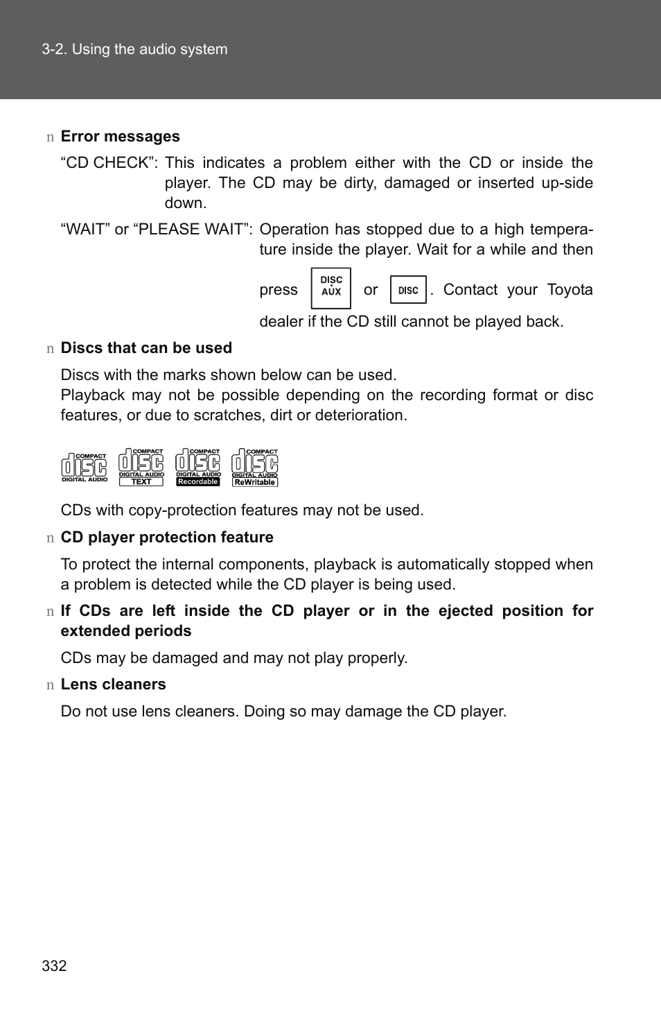 TOYOTA 2011 Tundra User Manual | Page 354 / 753