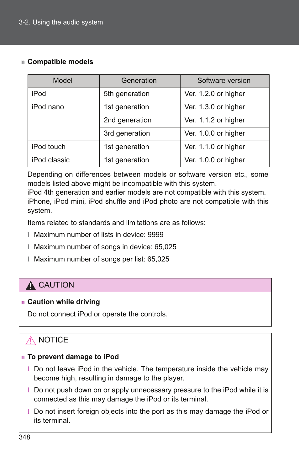 TOYOTA 2011 Tundra User Manual | Page 370 / 753