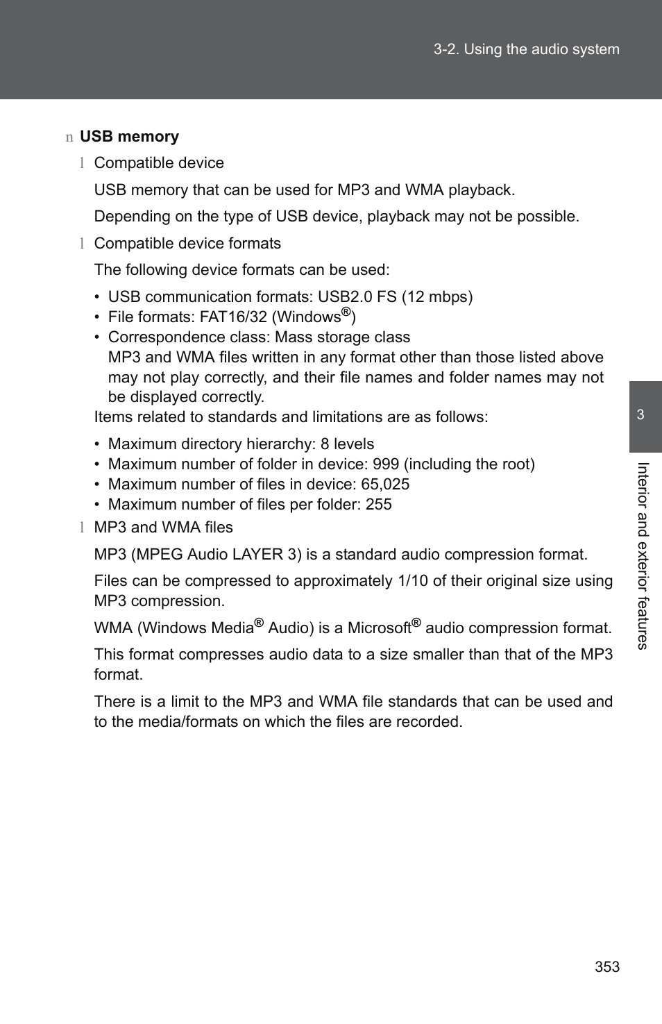 TOYOTA 2011 Tundra User Manual | Page 375 / 753