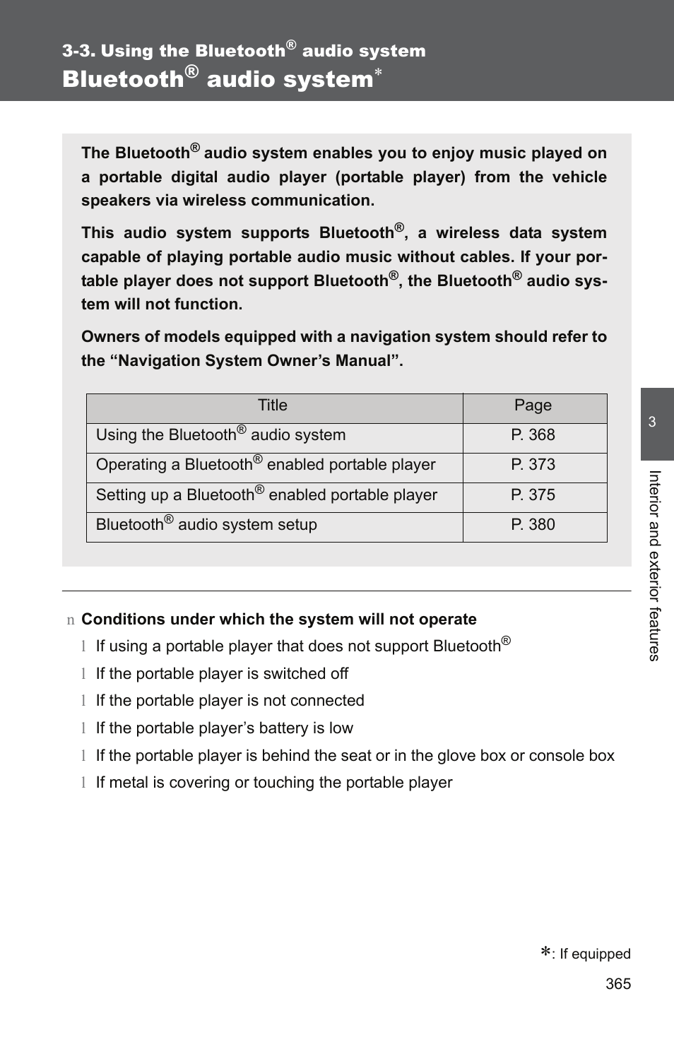 Sec_3-3, Bluetooth, Audio system | TOYOTA 2011 Tundra User Manual | Page 387 / 753